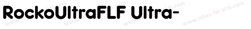 RockoUltraFLF Ultra字体转换